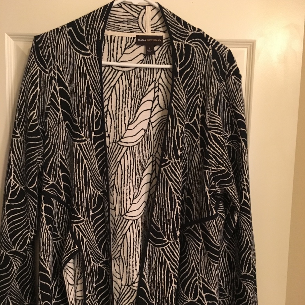 Dana Buchman front tie jacket